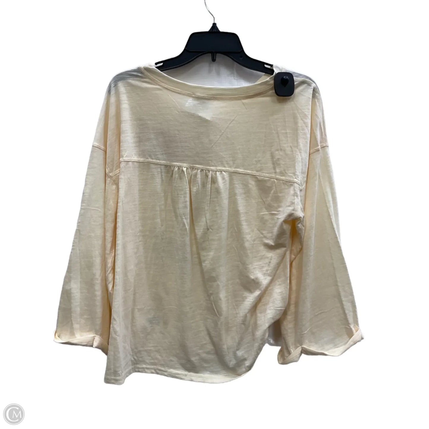 Top 3/4 Sleeve By Umgee In Yellow, Size: S