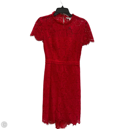 Dress Designer By Diane Von Furstenberg In Red, Size: 6