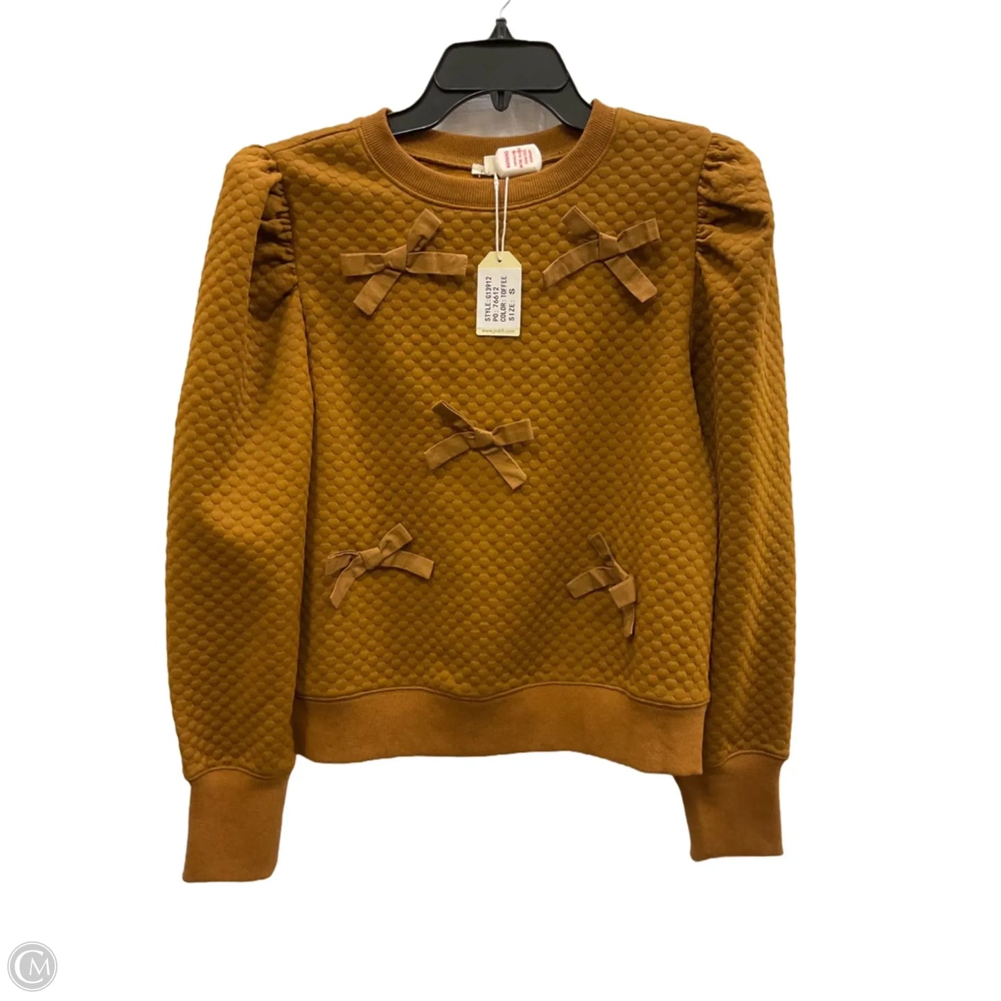 Top Long Sleeve By Jodifl In Orange, Size: S