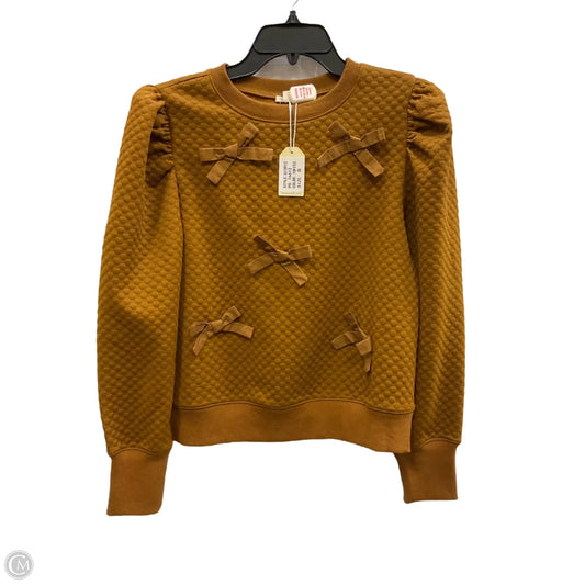 Top Long Sleeve By Jodifl In Orange, Size: S