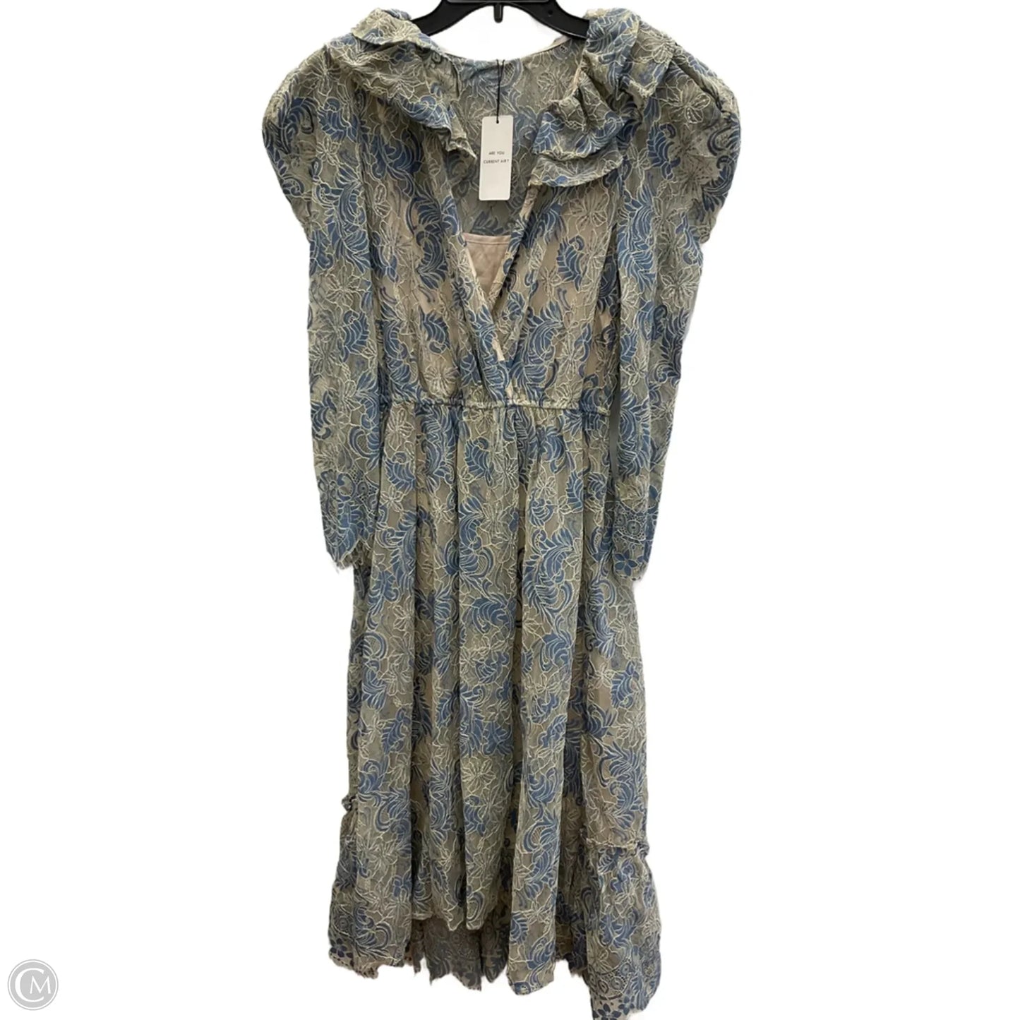 Dress Party Midi By Current Air In Blue, Size: Xs