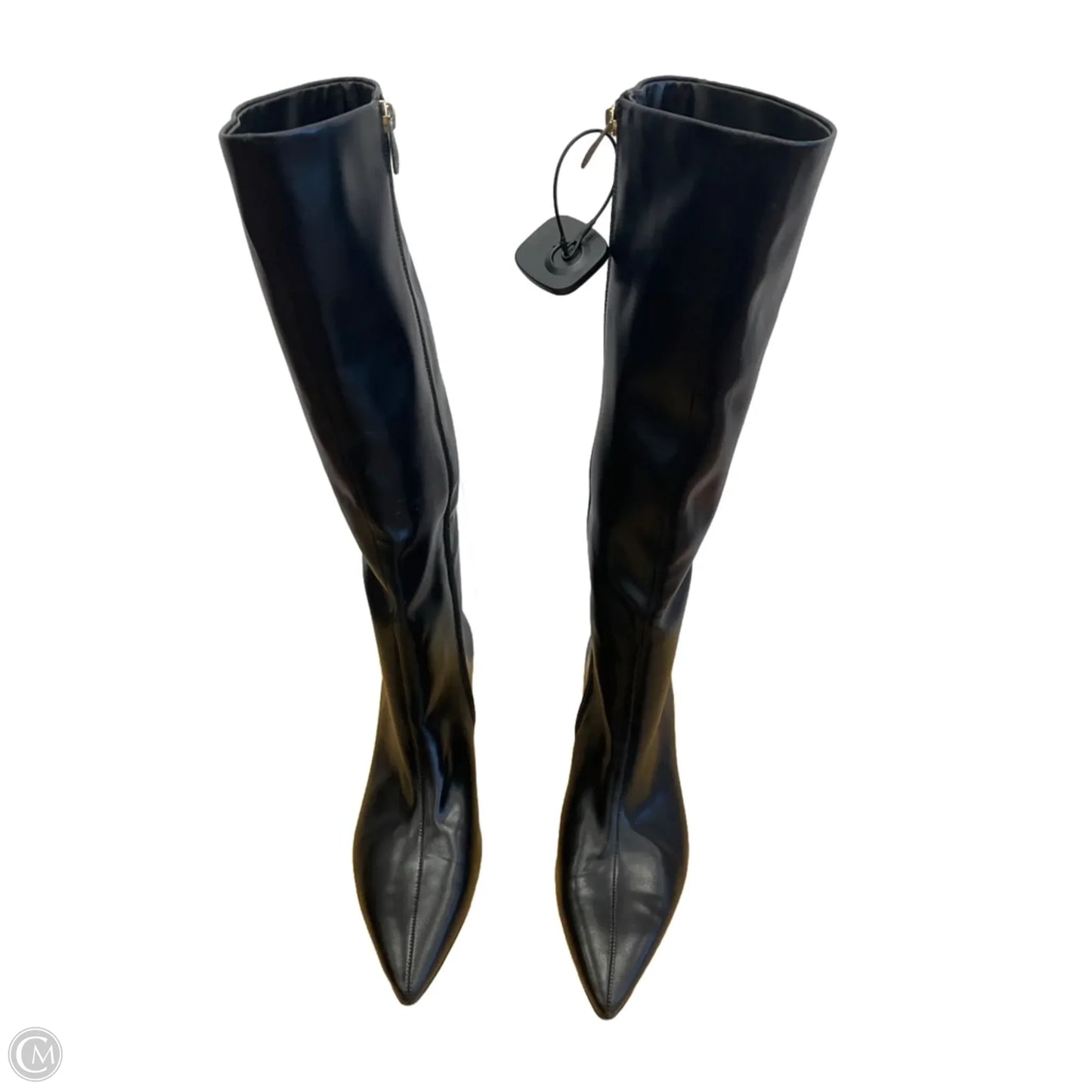 Boots Mid-calf Heels By Nordstrom In Black, Size: 7.5