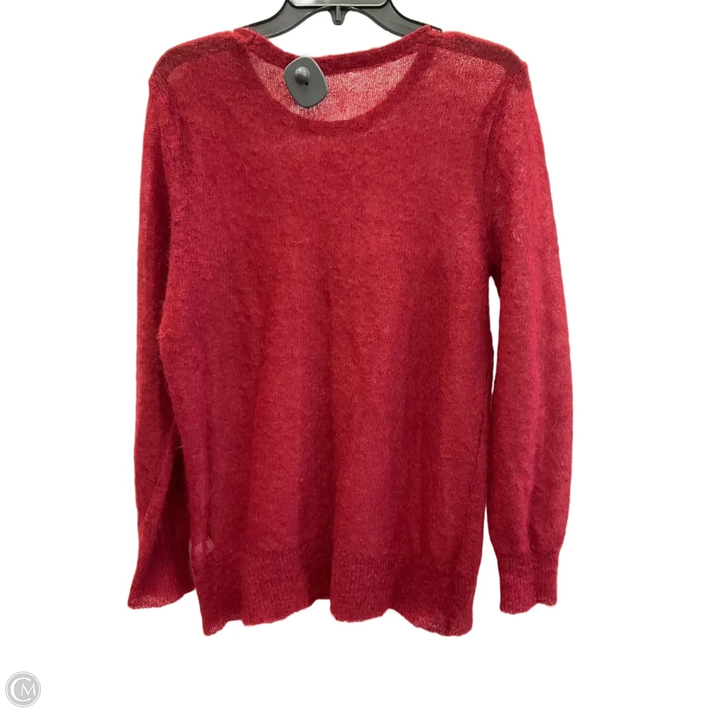 Top Long Sleeve By J. Jill In Maroon, Size: L
