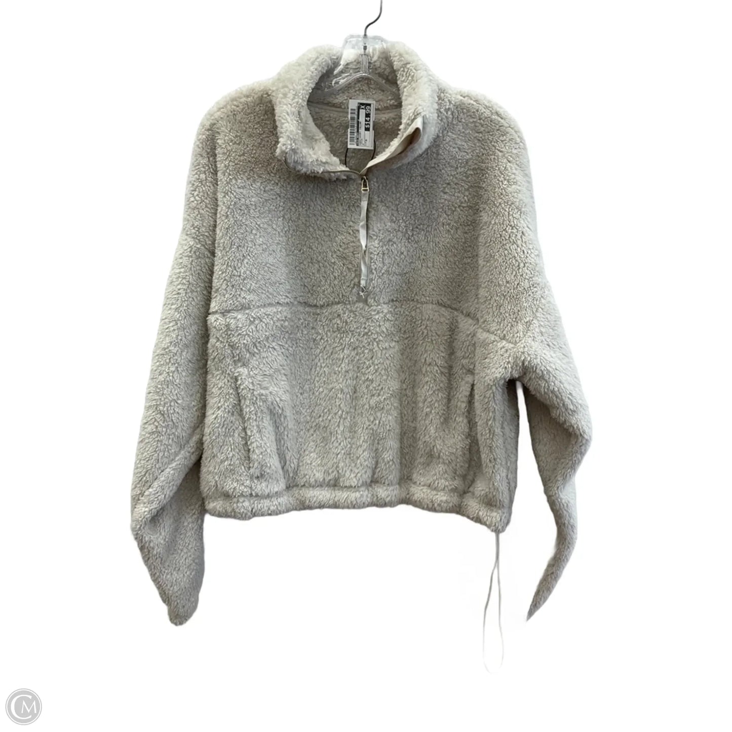 Sweatshirt Collar By Old Navy In Cream, Size: M