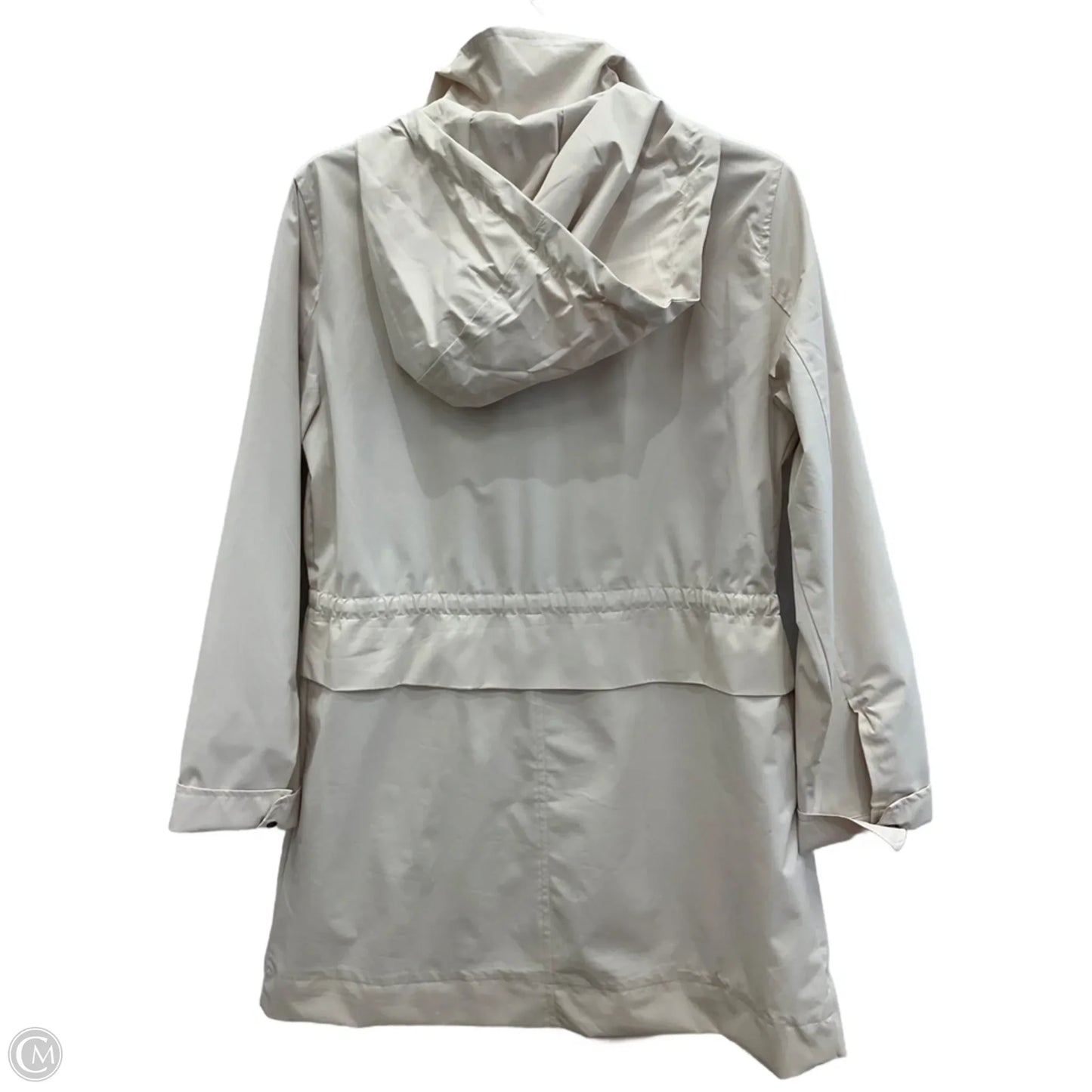 Coat Raincoat By Vince Camuto In Cream, Size: S