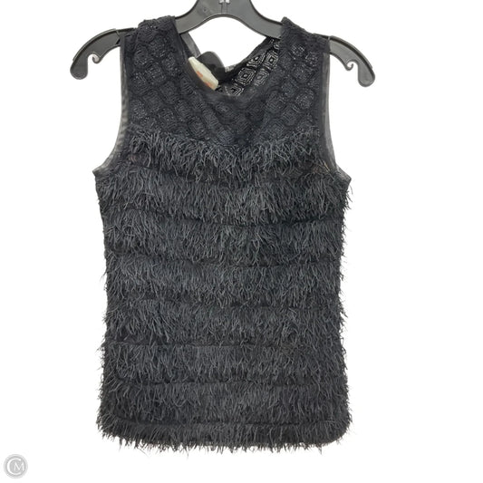 Top Sleeveless By Bcbgmaxazria In Black, Size: S