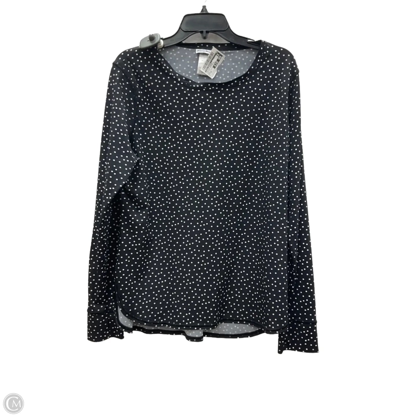 Top 3/4 Sleeve By Tommy Bahama In Polkadot Pattern, Size: Xl