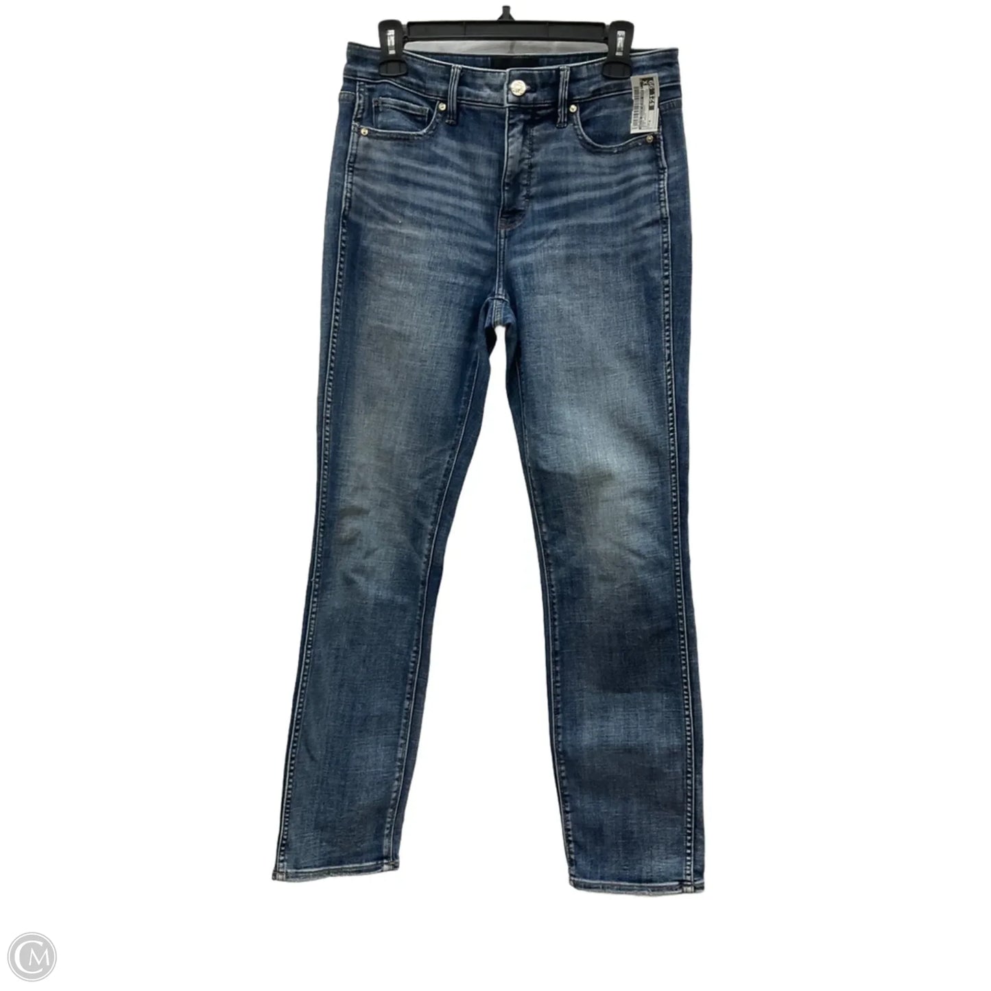Jeans Straight By White House Black Market In Blue Denim, Size: 4