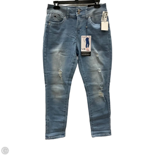 Jeans Skinny By Royalty In Blue Denim, Size: 8