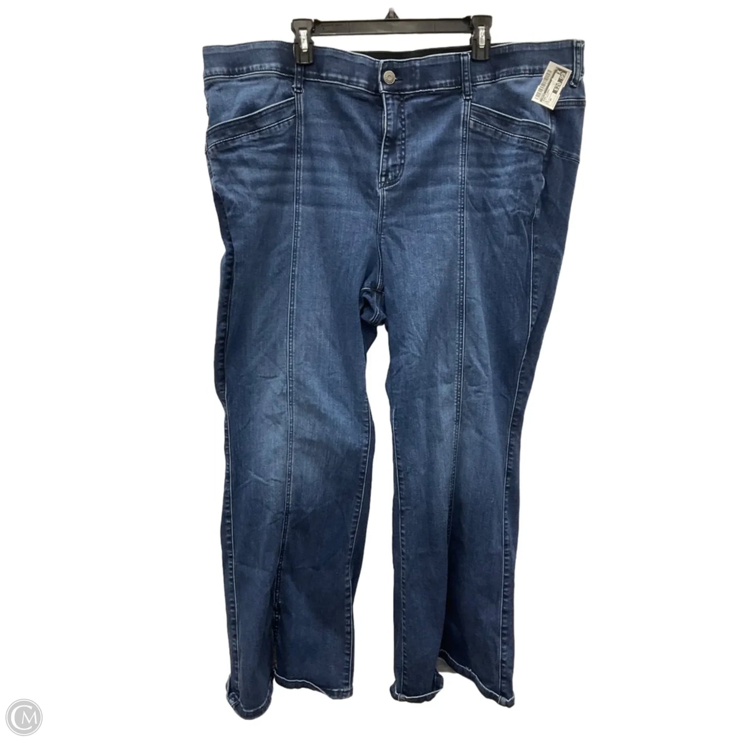Jeans Flared By Torrid In Blue Denim, Size: 28