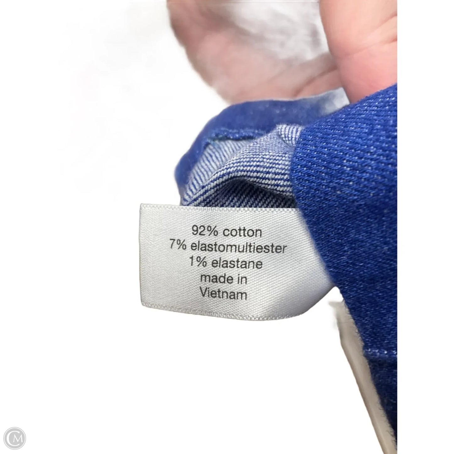 Blazer By Lane Bryant In Blue Denim, Size: 22