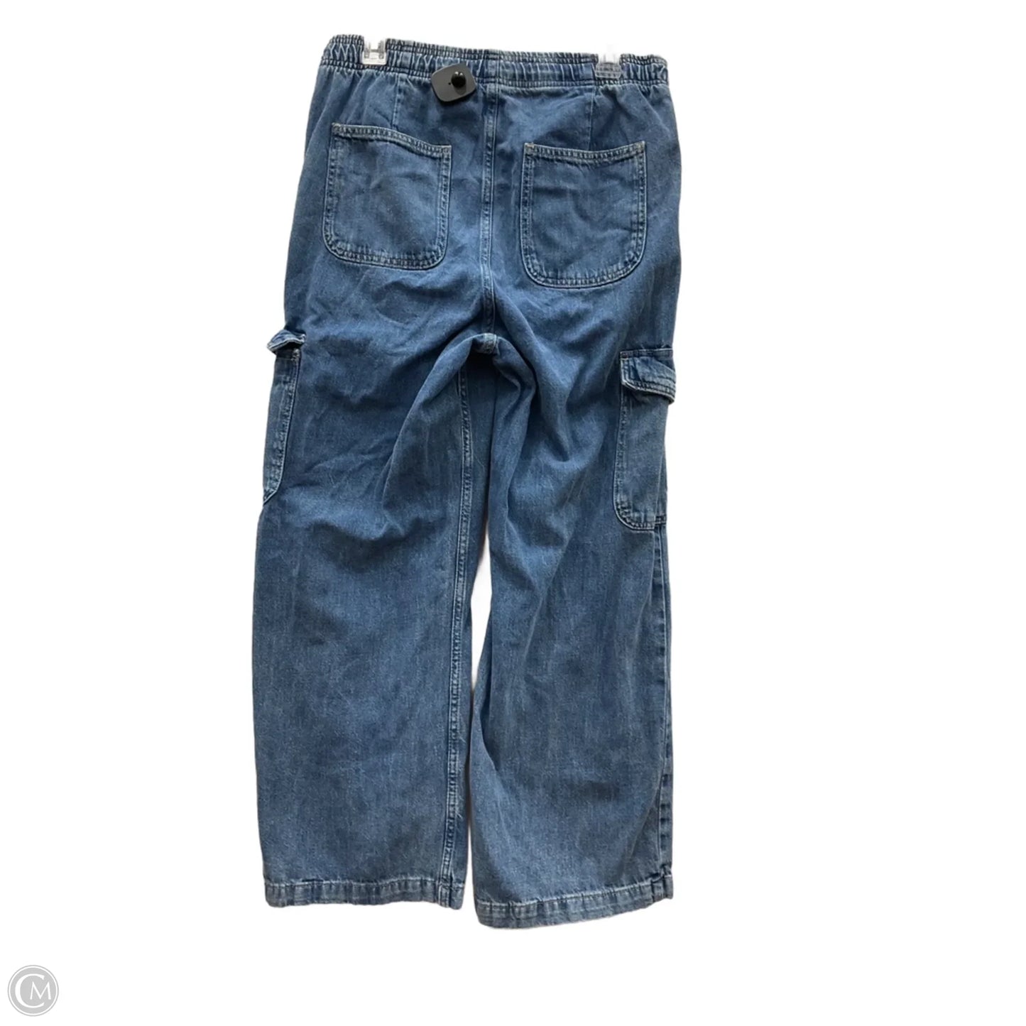 Jeans Wide Leg By Gap In Blue Denim, Size: M