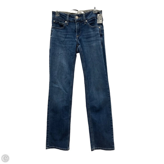 Jeans Boot Cut By Ariat In Blue Denim, Size: 4