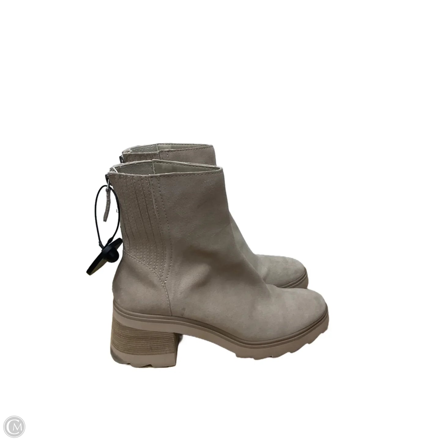 Boots Ankle Heels By Dolce Vita In Tan, Size: 8.5