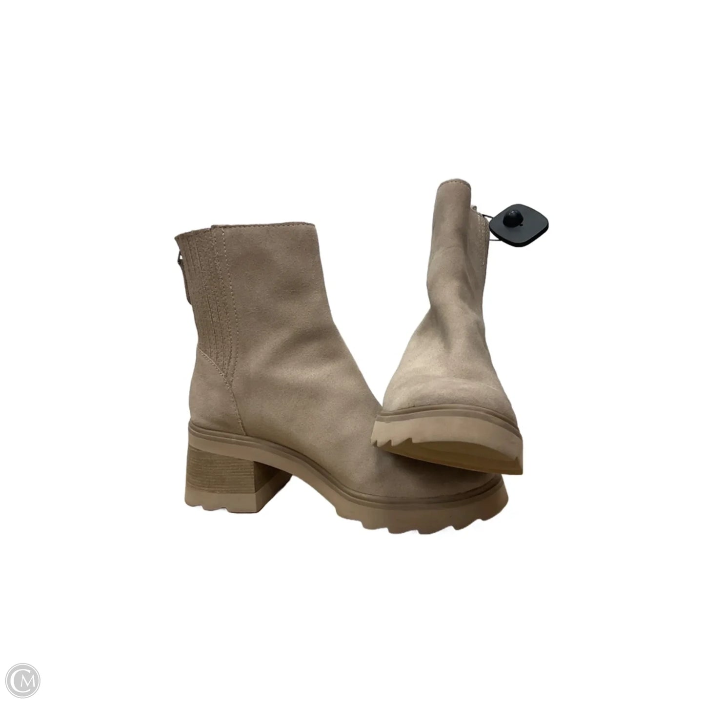 Boots Ankle Heels By Dolce Vita In Tan, Size: 8.5