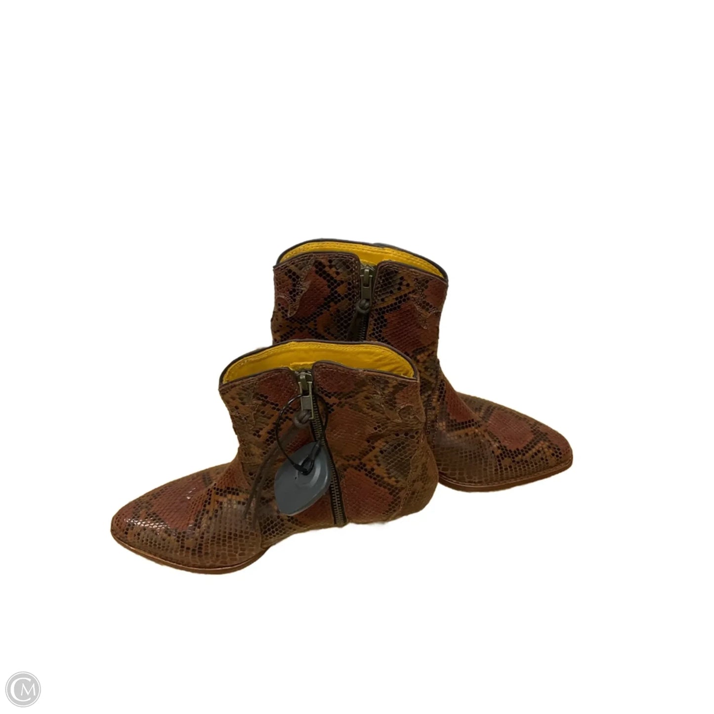 Boots Ankle Flats By Free People In Animal Print, Size: 8.5