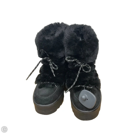 Boots Snow By Clothes Mentor In Black, Size: 9
