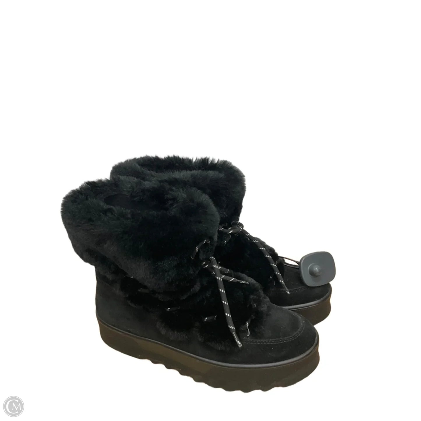 Boots Snow By Clothes Mentor In Black, Size: 9