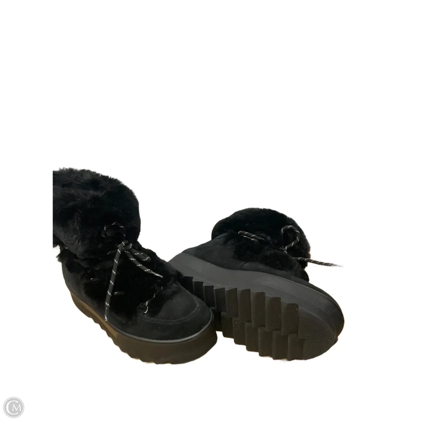 Boots Snow By Clothes Mentor In Black, Size: 9