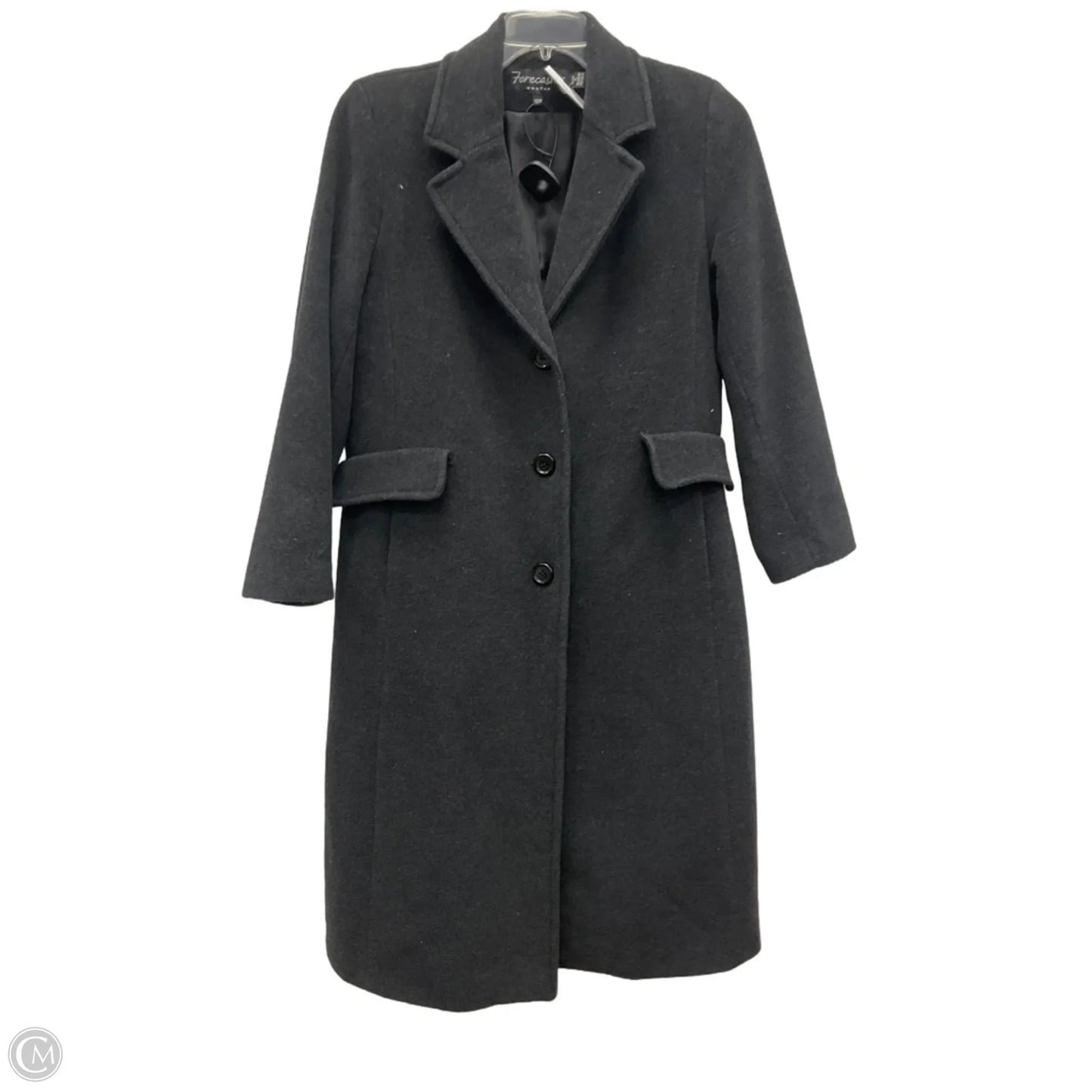Coat Peacoat By Clothes Mentor In Black, Size: 12p