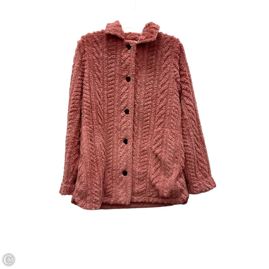 Cardigan By Cuddl Duds In Pink, Size: S