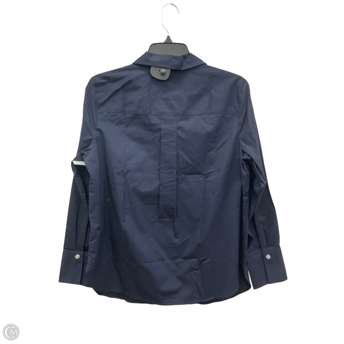 Blouse Long Sleeve By Talbots In Blue, Size: M