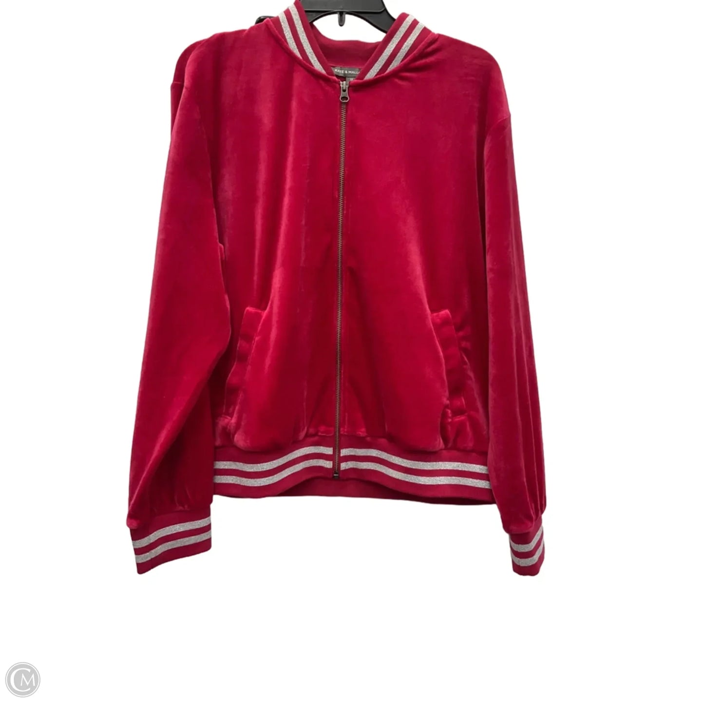 Athletic Jacket By Kate & Mallory In Red, Size: 1x