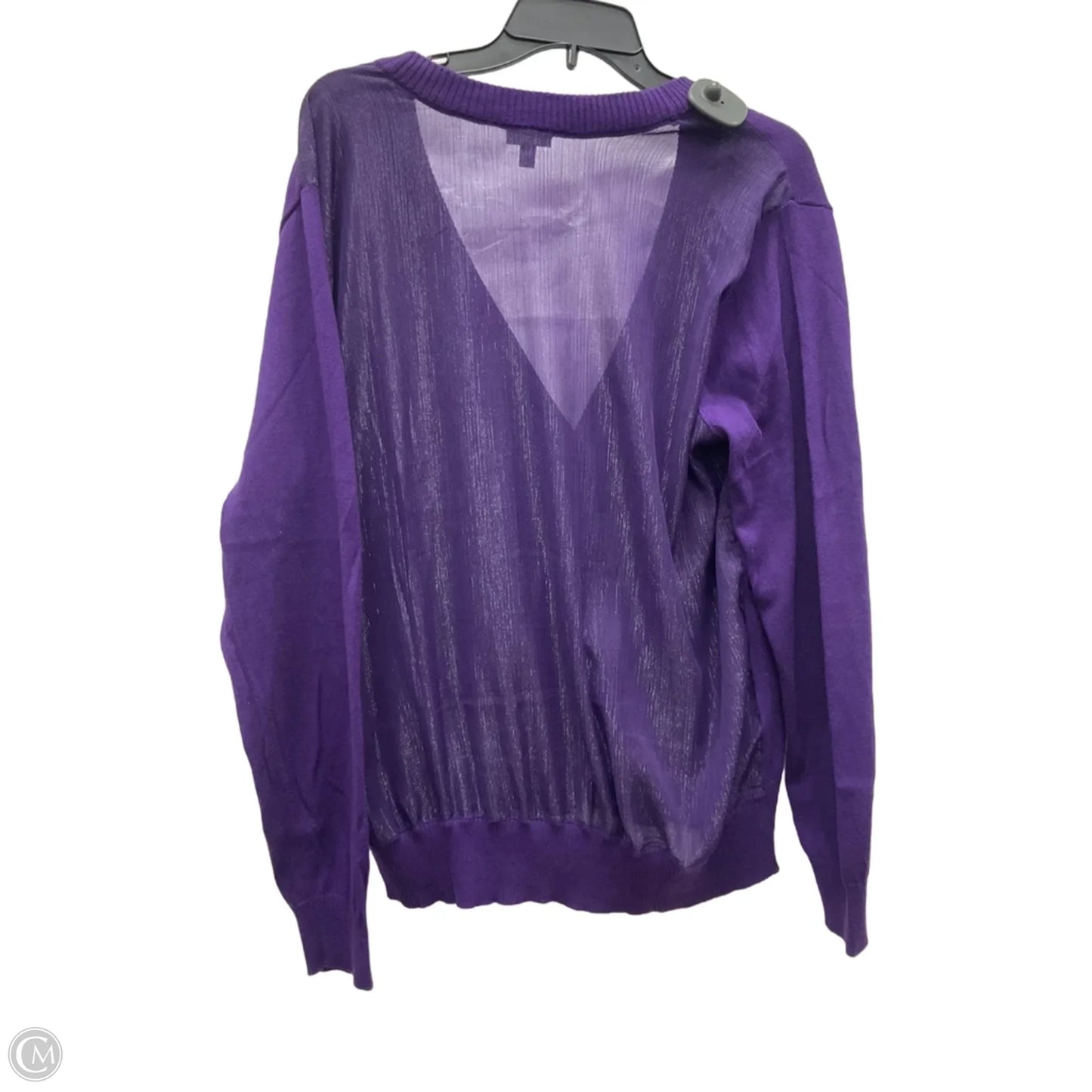 Cardigan By Torrid In Purple, Size: 2x