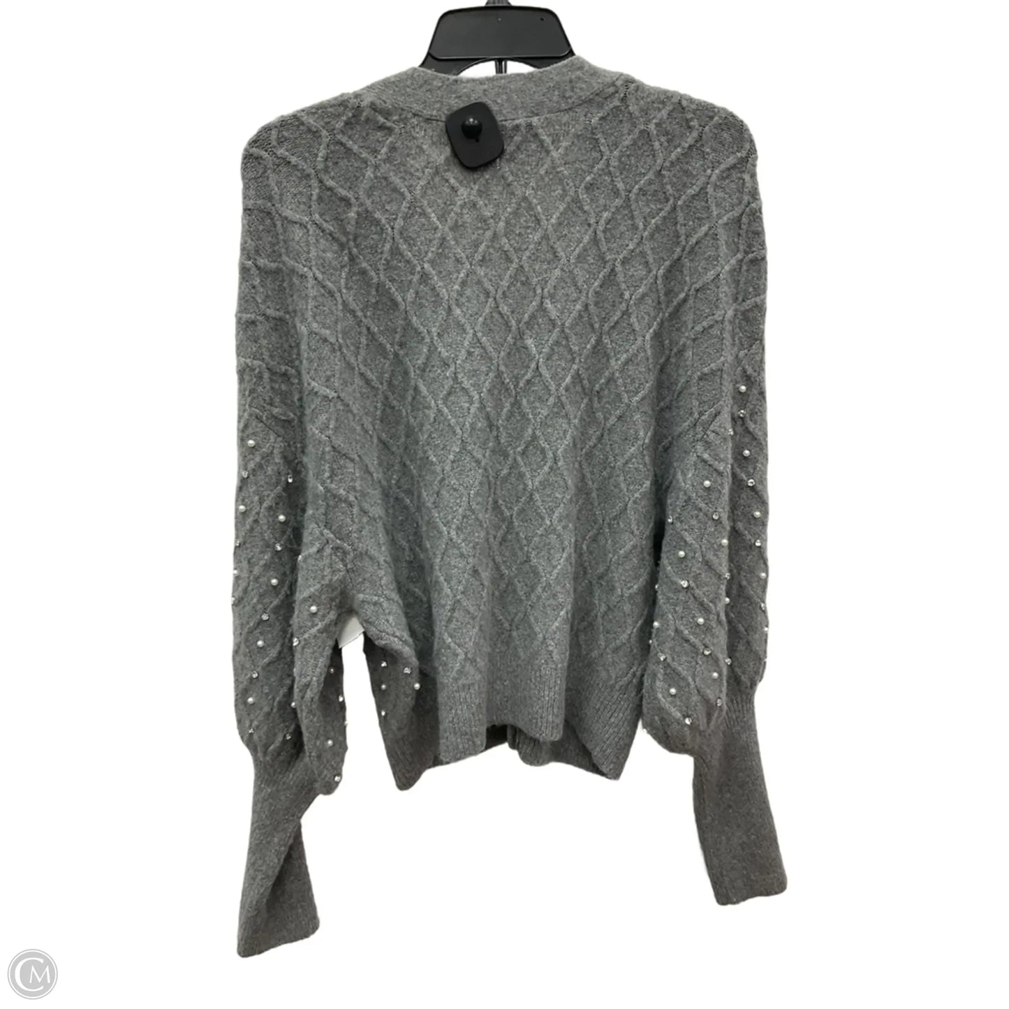 Cardigan By Express In Grey, Size: L
