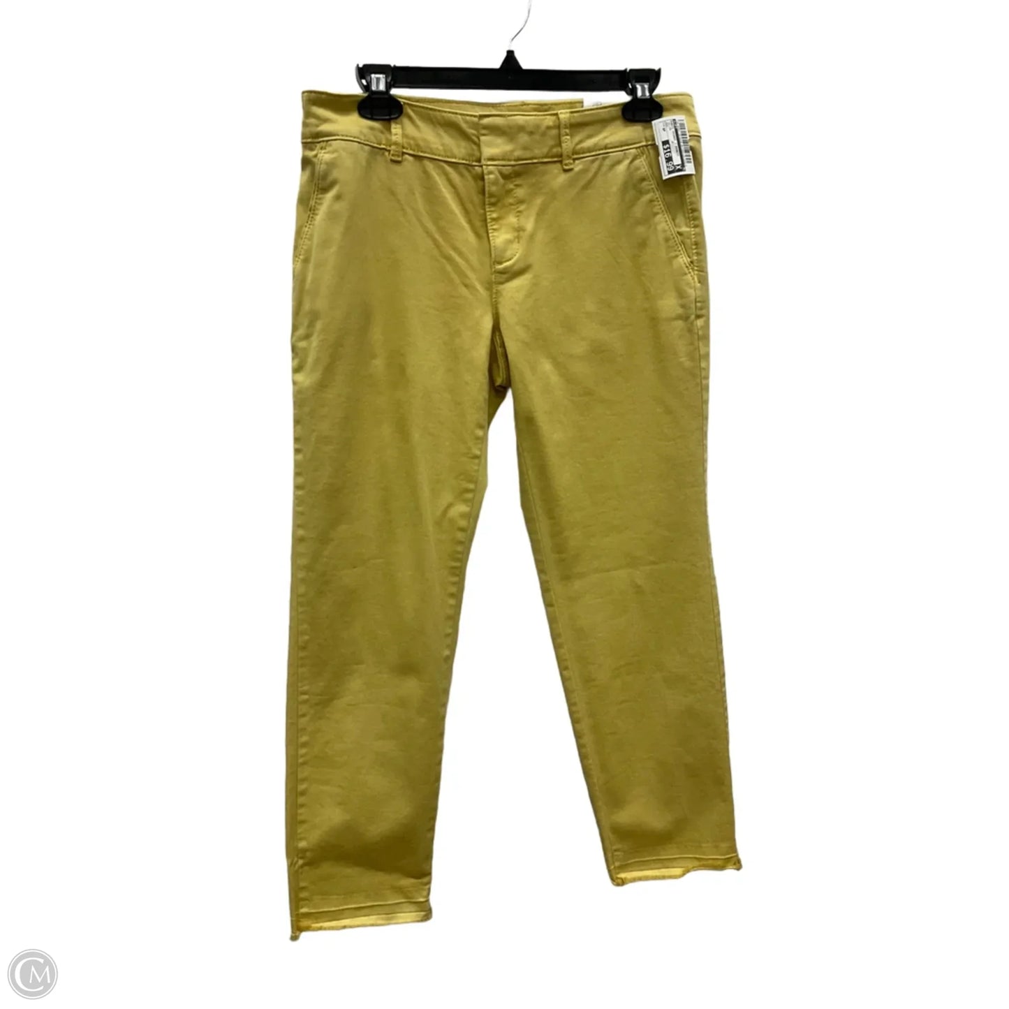 Pants Chinos & Khakis By Loft In Yellow, Size: 6p