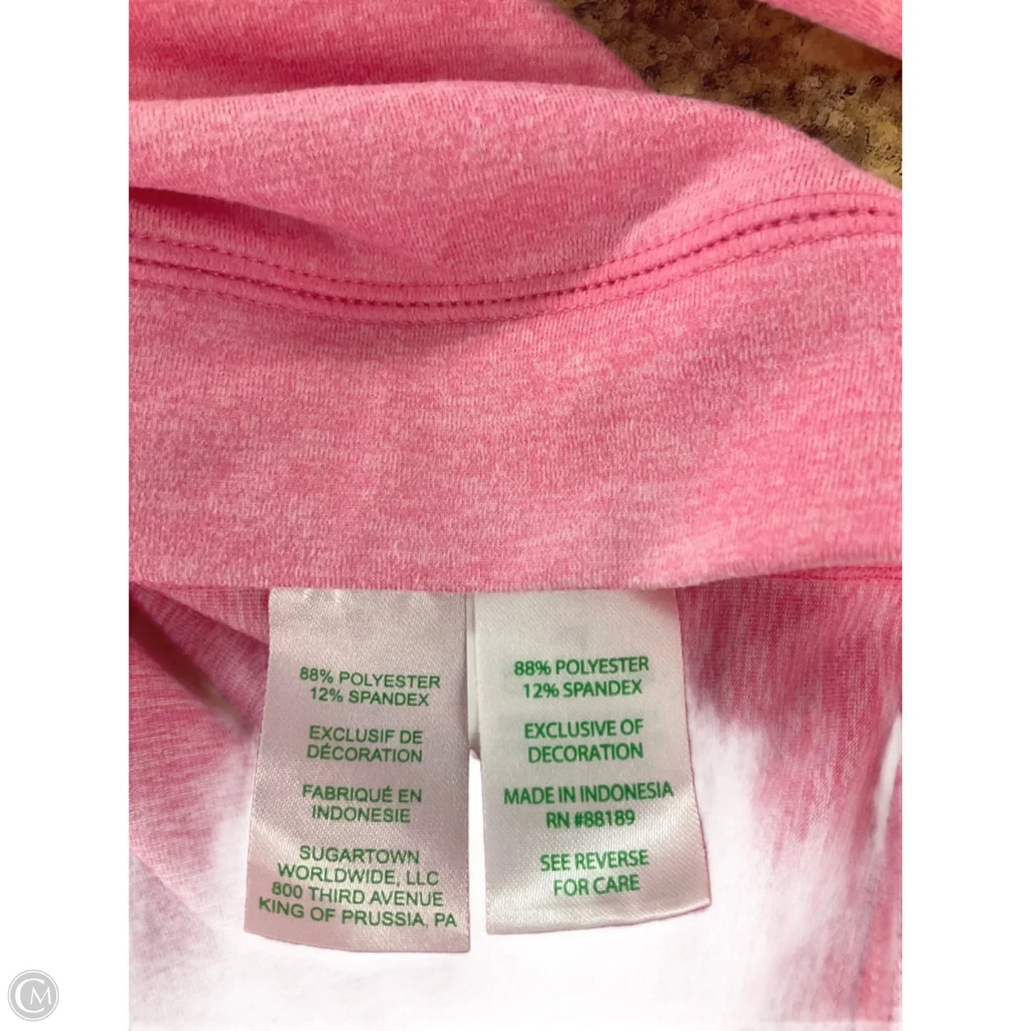 Top Long Sleeve Designer By Lilly Pulitzer In Pink, Size: L