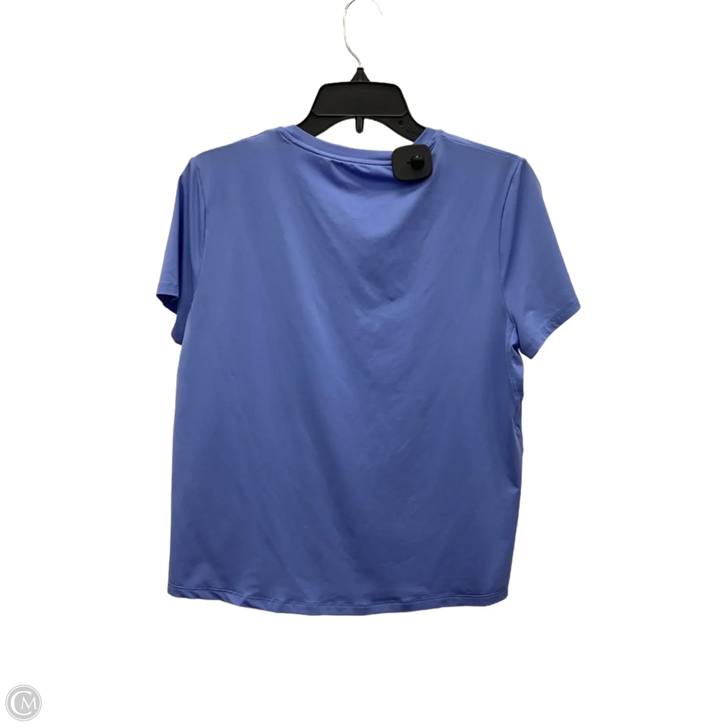 Athletic Top Long Sleeve Collar By Nike Apparel In Purple, Size: M