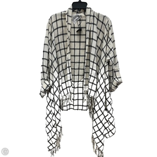 Poncho By Dreamers In Cream, Size: Osfm