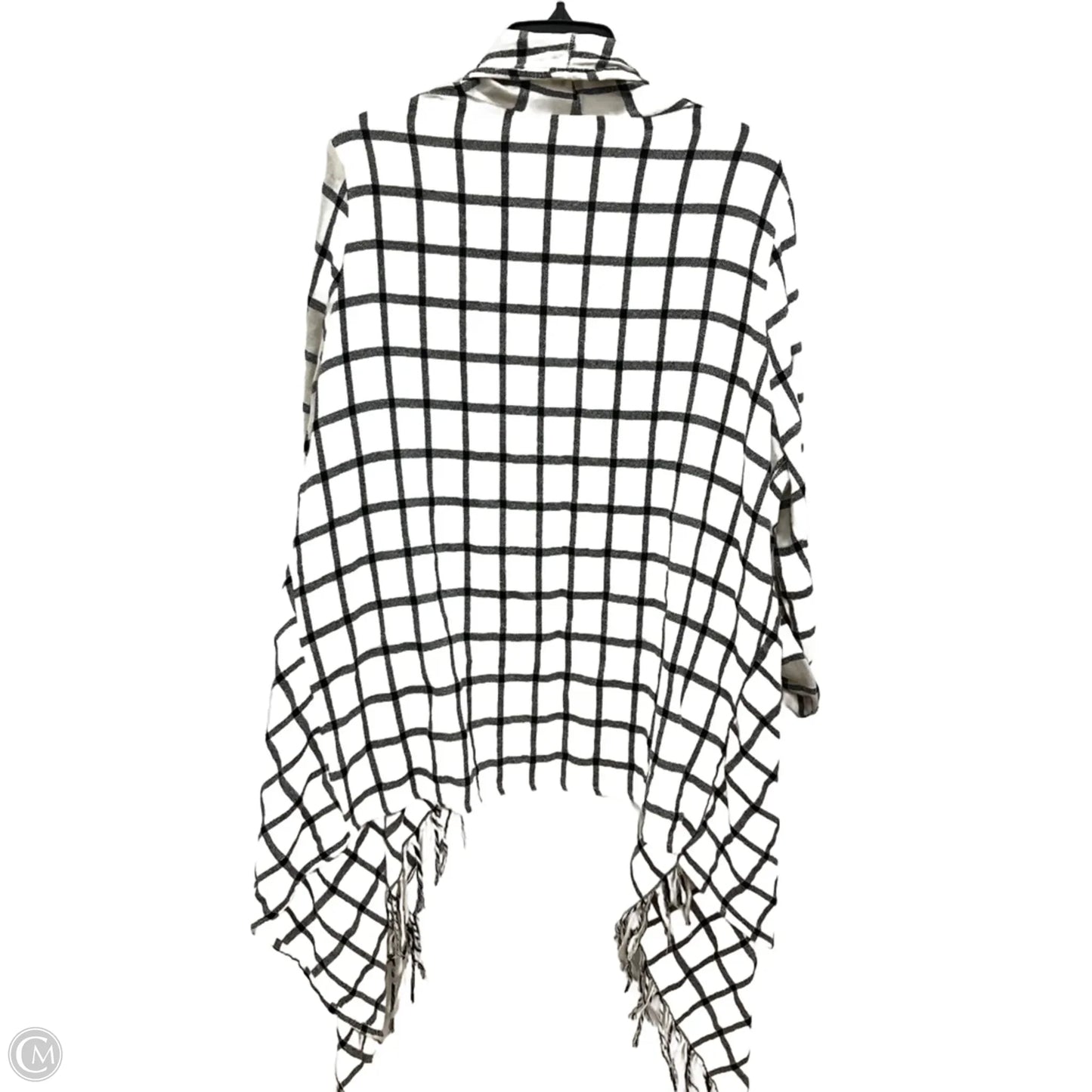 Poncho By Dreamers In Cream, Size: Osfm