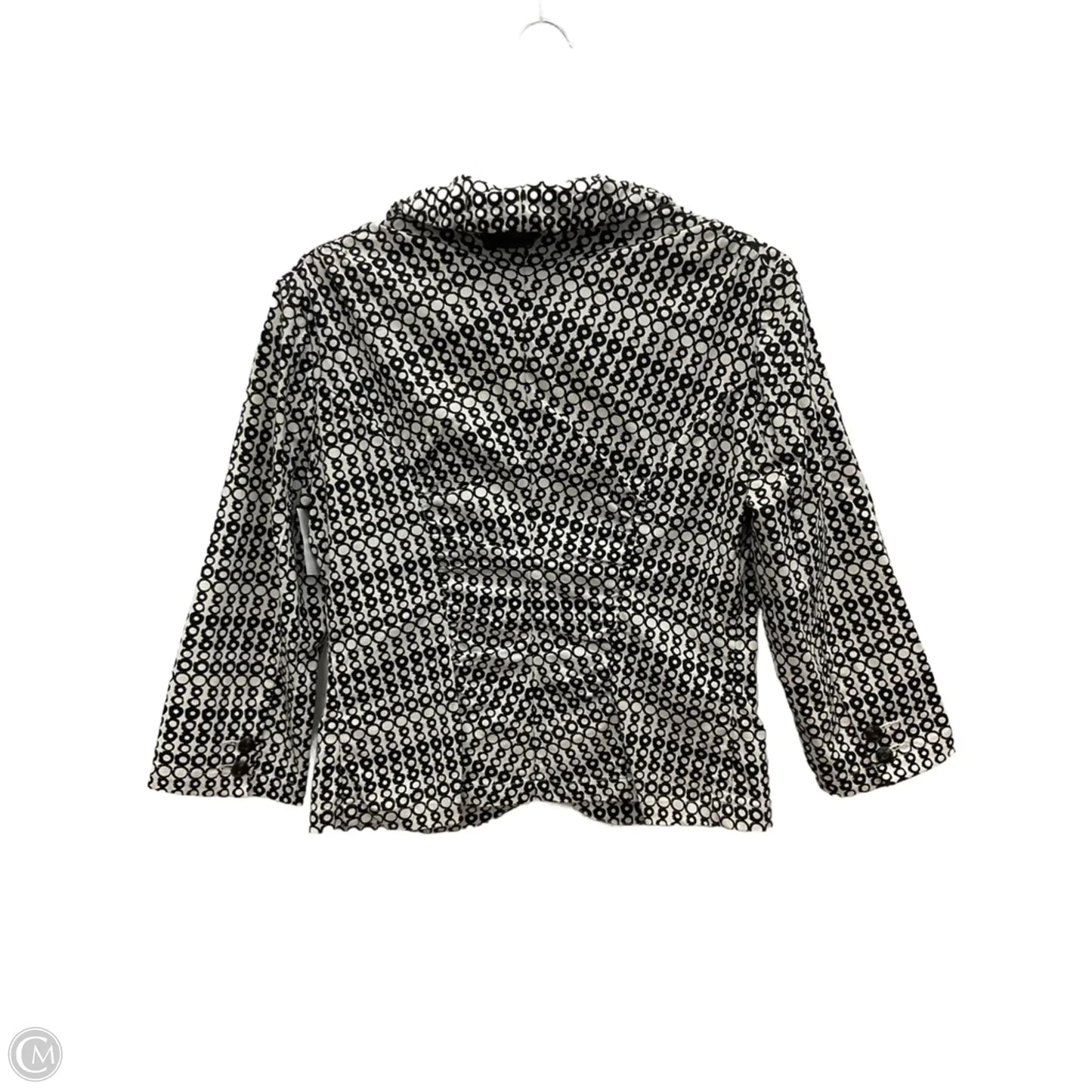 Blazer By Cabi In Black & White, Size: 4