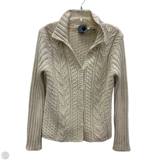 Cardigan By Sigrid Olsen In Cream, Size: M