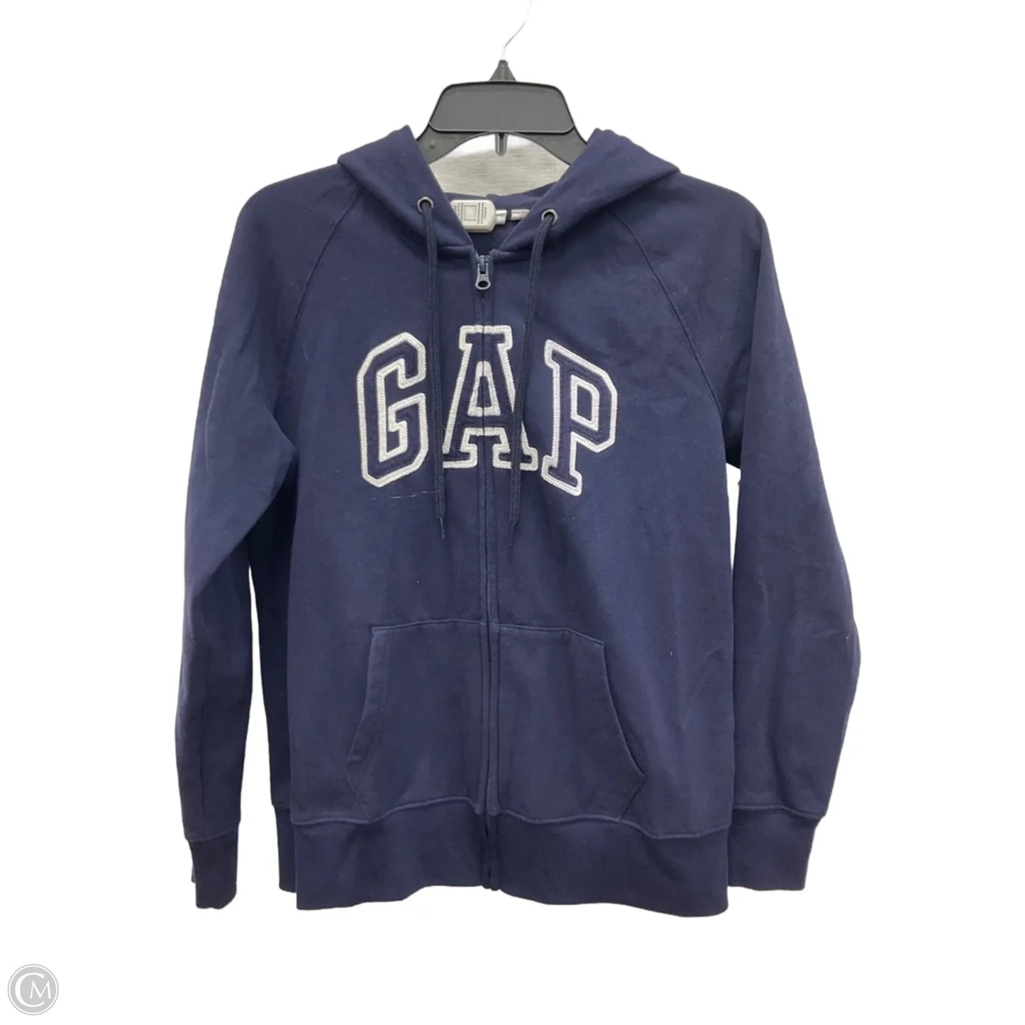 Sweatshirt Hoodie By Gap In Blue, Size: M