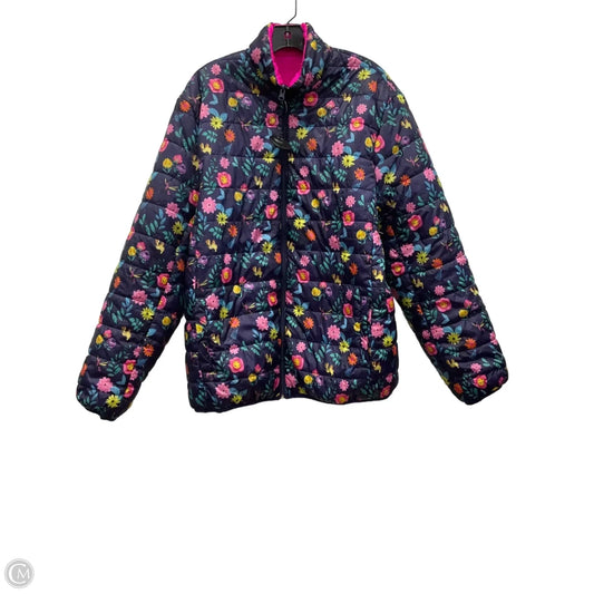 Coat Puffer & Quilted By Disney In Pink & Purple, Size: Xl