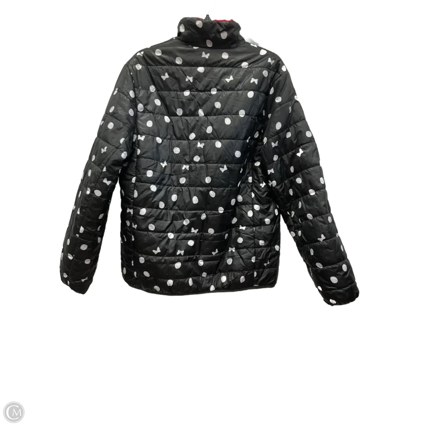 Coat Puffer & Quilted By Disney In Black & Red, Size: Xl