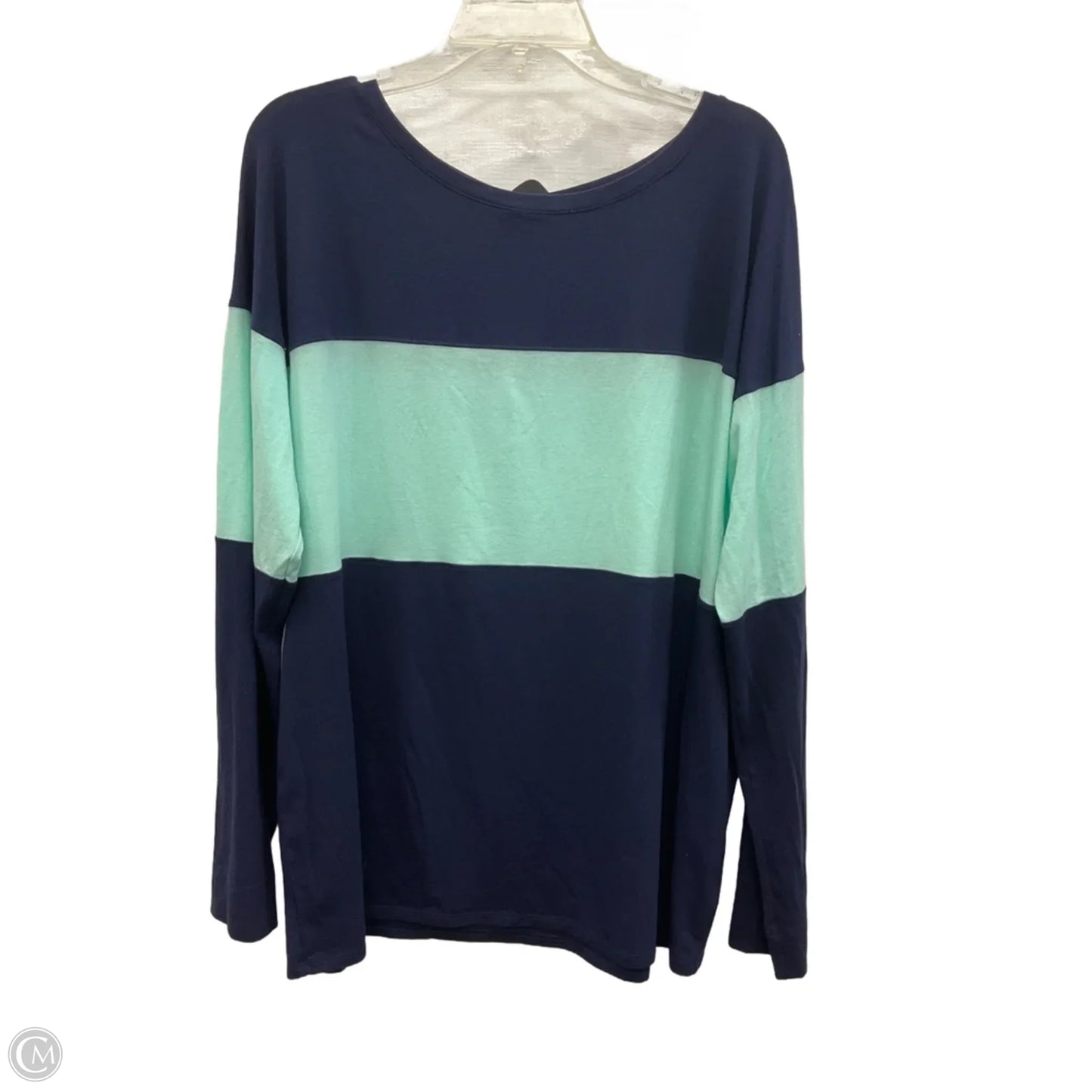 Top Long Sleeve Designer By Lilly Pulitzer In Blue, Size: Xl