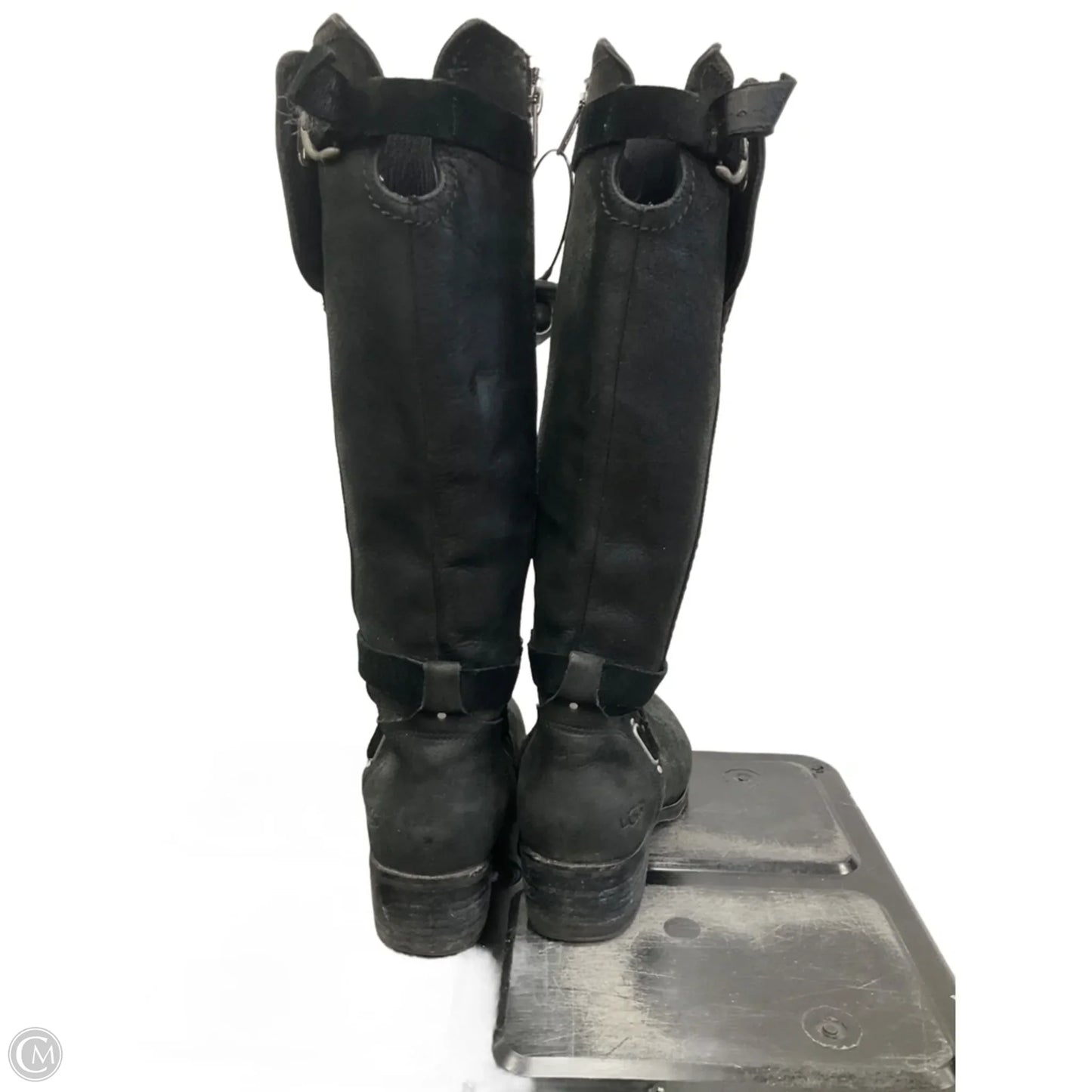 Boots Designer By Ugg In Black, Size: 7