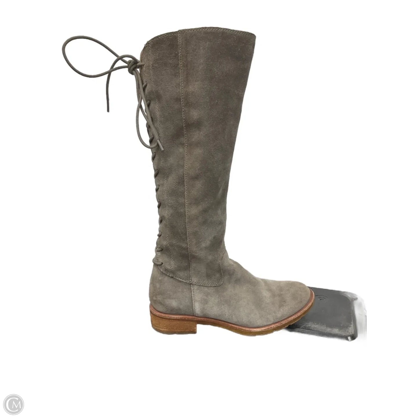 Boots Knee Flats By Sofft In Taupe, Size: 7