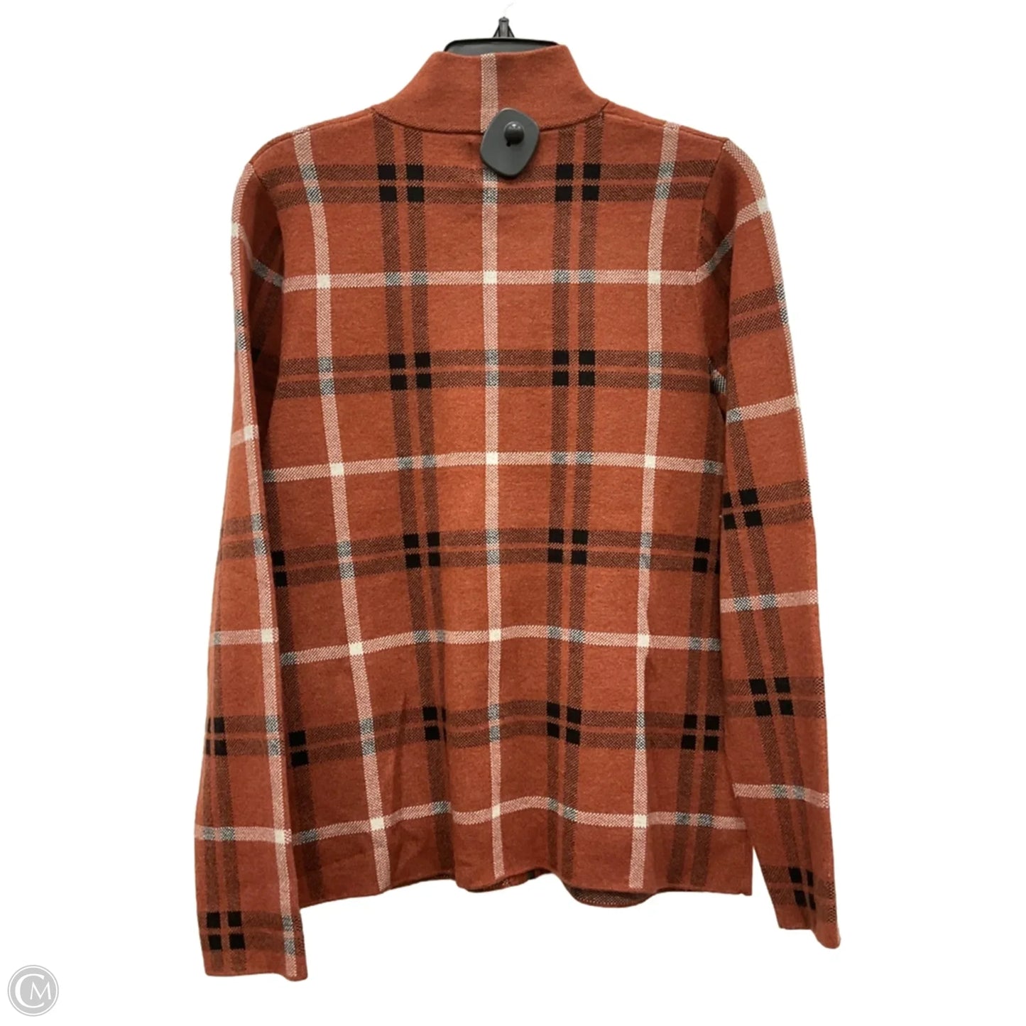Cardigan By Joie In Plaid Pattern, Size: L