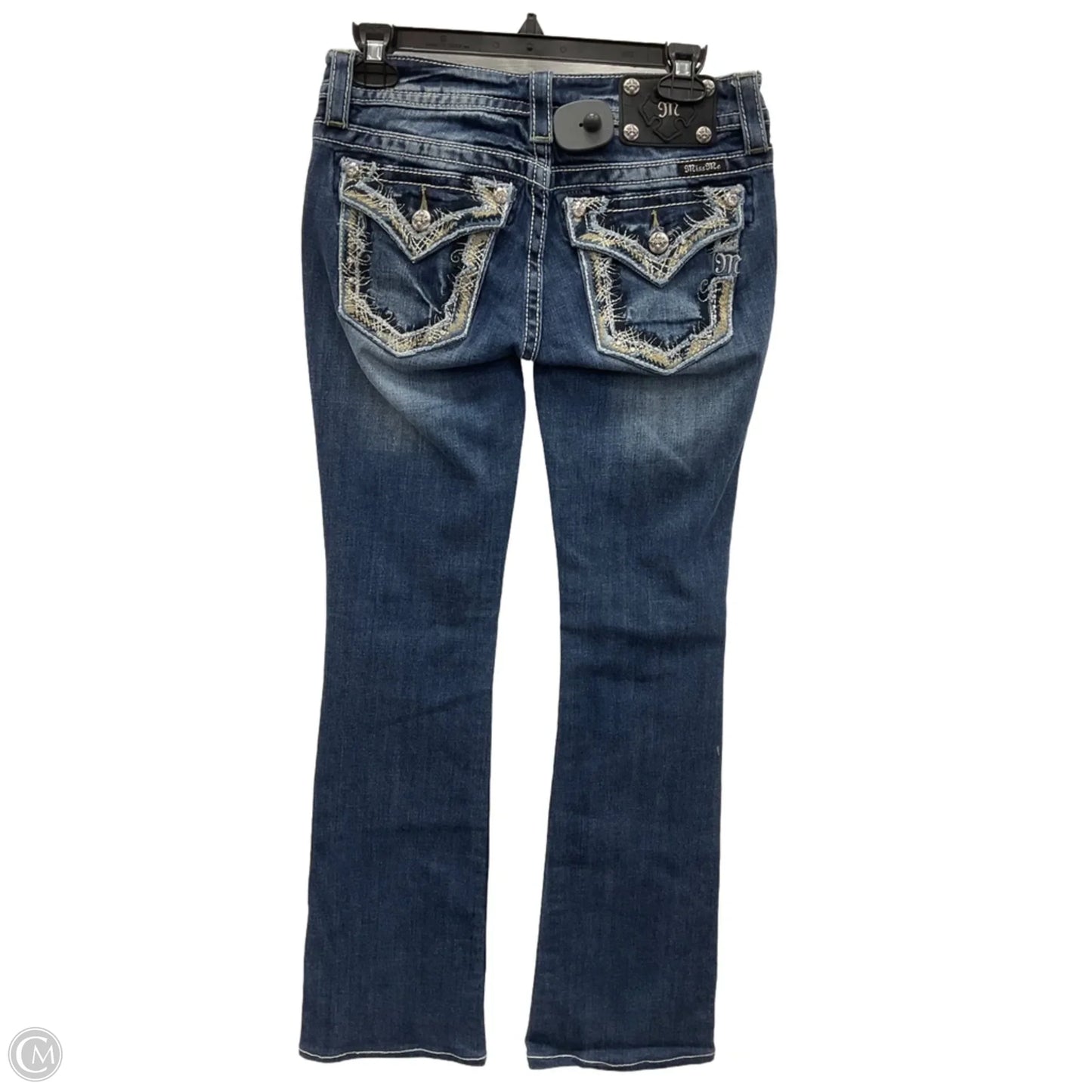 Jeans Boot Cut By Miss Me In Blue Denim, Size: 4