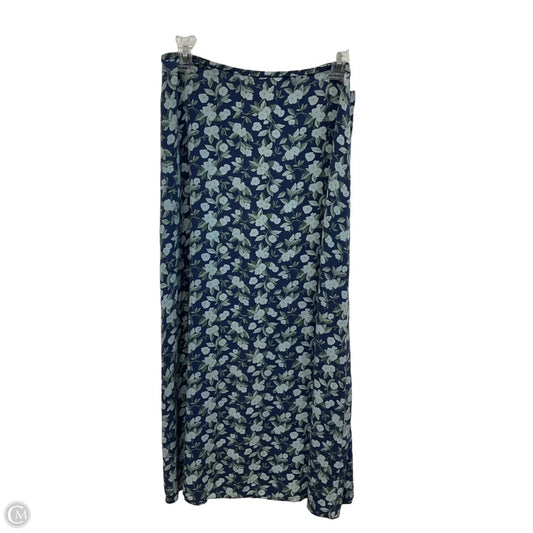 Skirt Maxi By Lauren By Ralph Lauren In Blue, Size: 10