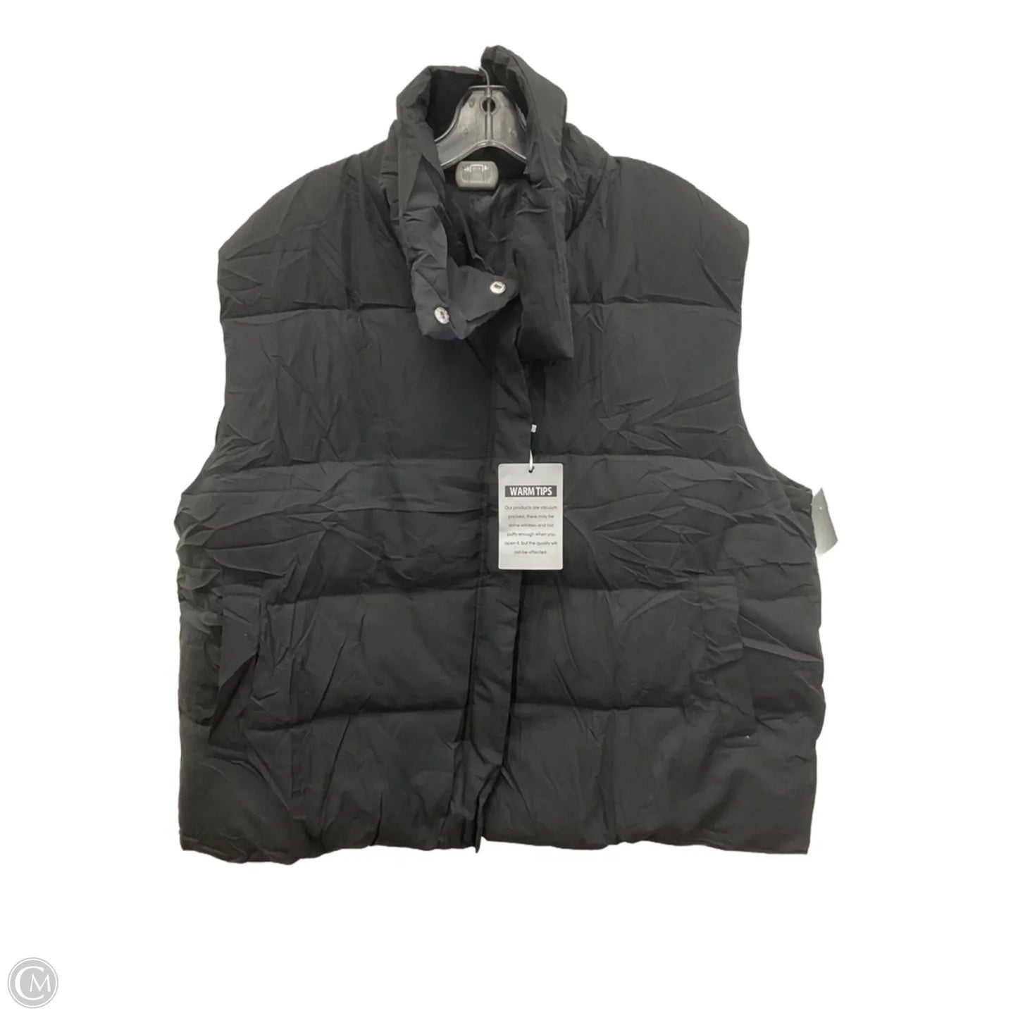 Vest Puffer & Quilted By Clothes Mentor In Black, Size: 2x
