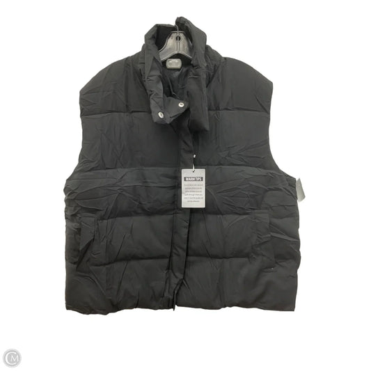 Vest Puffer & Quilted By Clothes Mentor In Black, Size: 2x