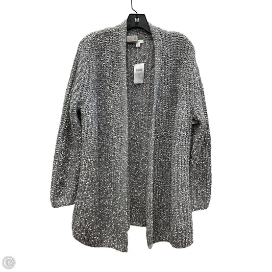 Cardigan By J. Jill In Grey, Size: Lp