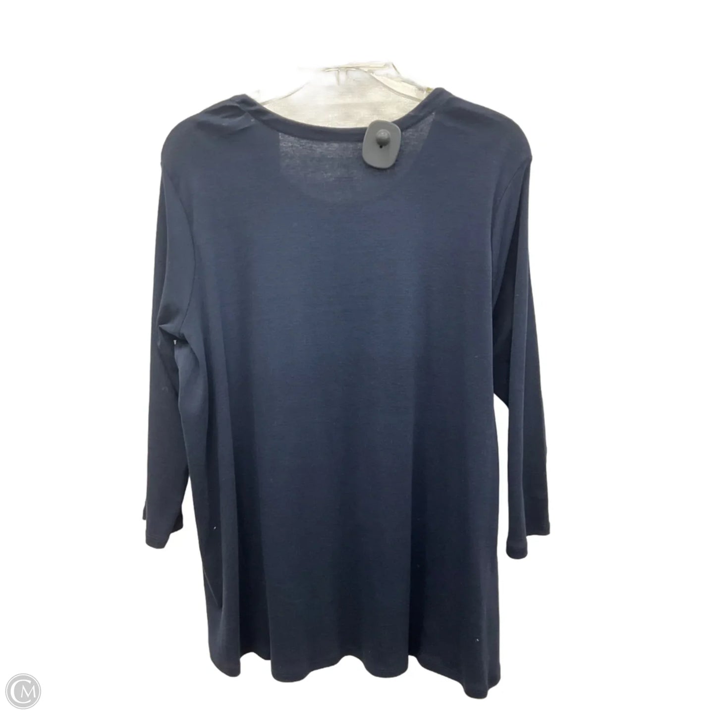Top 3/4 Sleeve By J. Jill In Navy, Size: Xl