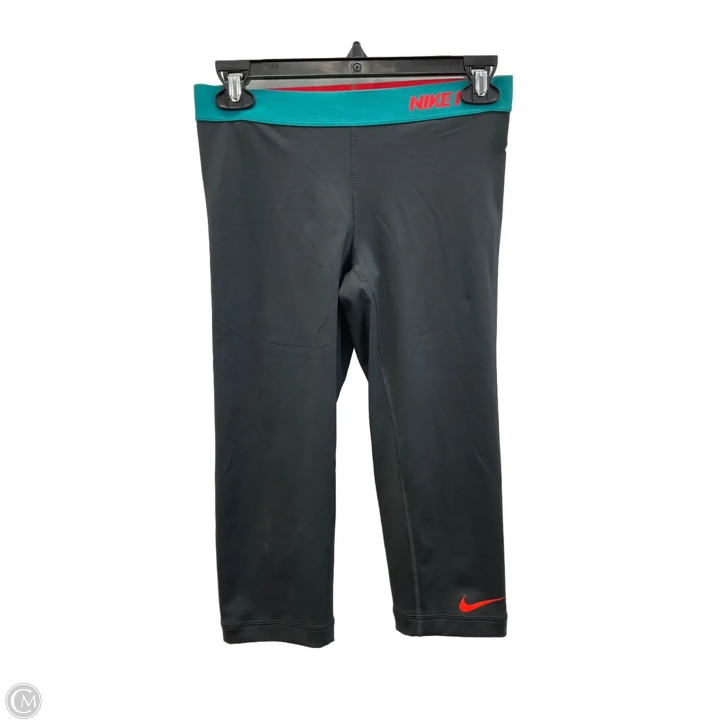 Athletic Leggings Capris By Nike Apparel In Grey, Size: S
